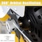 Edendirect 24in 3 Speeds High Velocity Internal Oscillating Barrel Floor Fan Yellow with 1/4 IR-FAN7807 - alternate 6